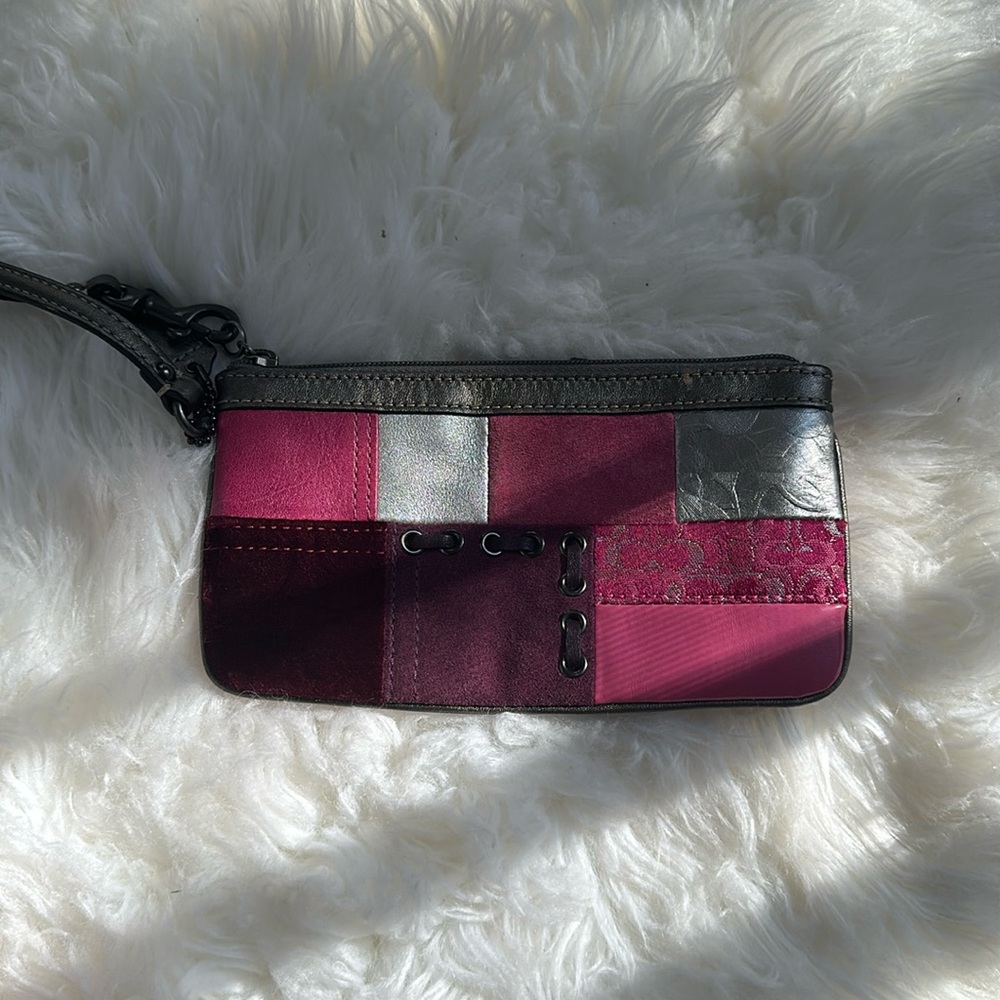 Real coach money wallet. Pink